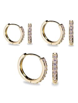 Beya Gold Hoops Earrings