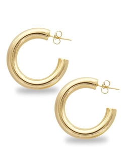 Beya Gold Hoops Earrings