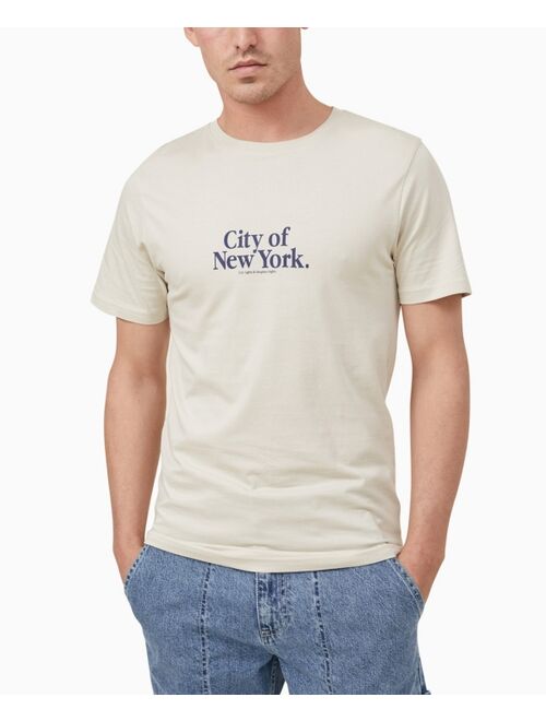 COTTON ON Men's Tbar Text T-shirt