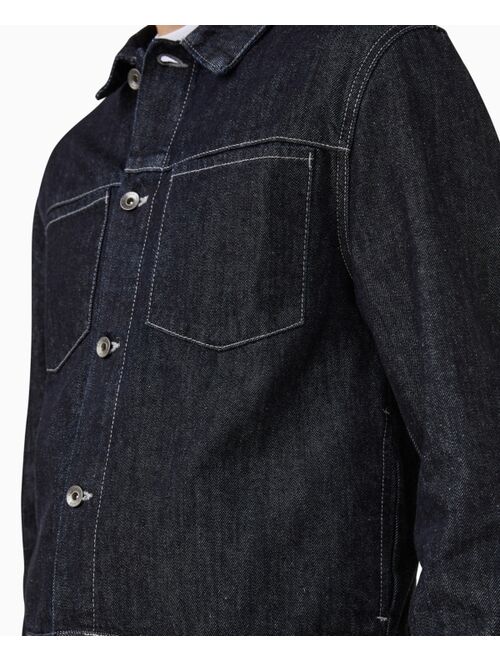 COTTON ON Men's Bowery Denim Long Sleeve Jacket