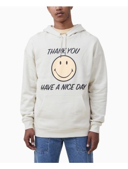 Men's Smiley Fleece Pullover Sweatshirt