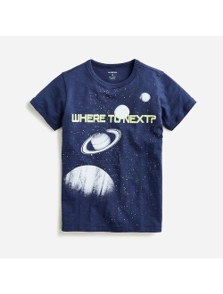 Kids' outer space graphic T-shirt