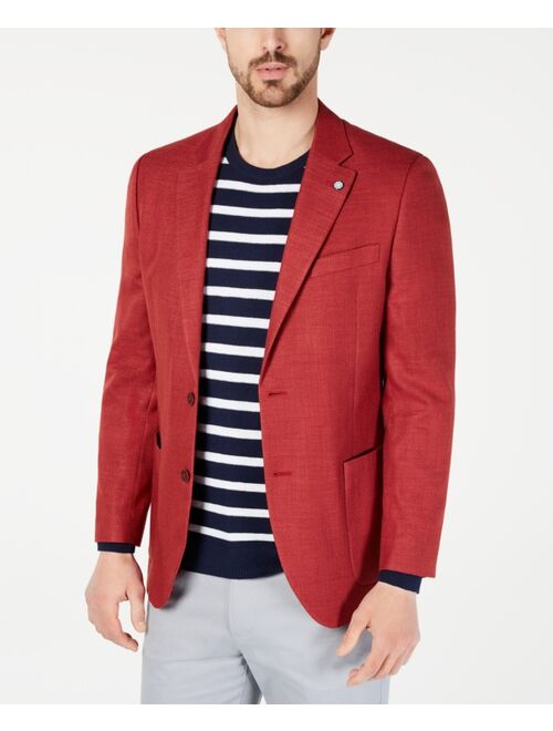 Nautica Men's Modern-Fit Active Stretch Solid Sport Coat