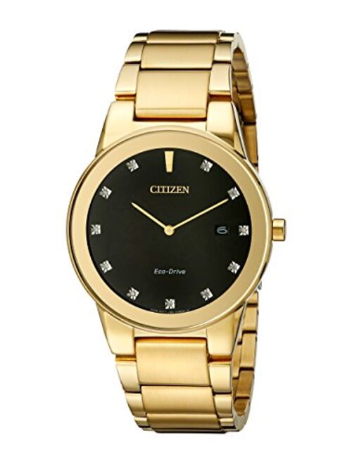 Citizen Axiom Eco-Drive Black Dial Men's Watch