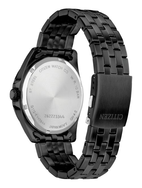 CITIZEN Men's Black-Tone Stainless Steel Bracelet Watch 42mm