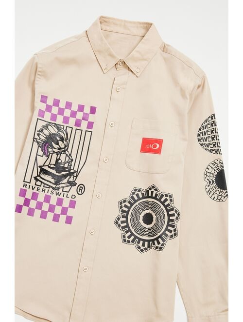 riveriswild UO Exclusive Rally Team Button-Down Shirt