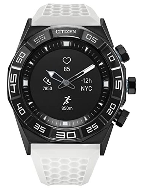 CITIZEN Men's CZ Smart Hybrid HR Black Strap Smart Watch 44mm