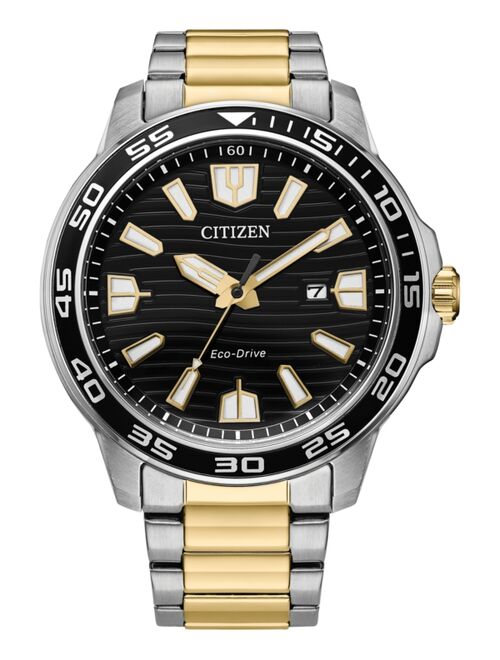 CITIZEN Men's Sport Two-Tone Stainless Steel Bracelet Watch 45mm