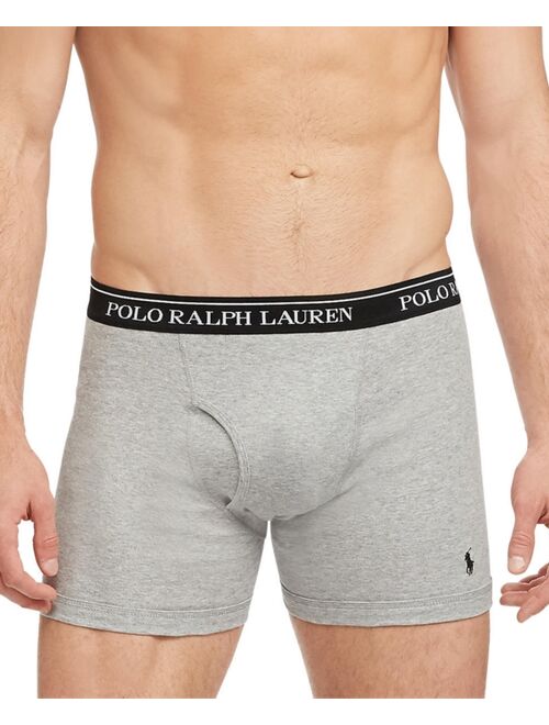 Polo Ralph Lauren Men's Classic Cotton Boxer Briefs, 5-Pack