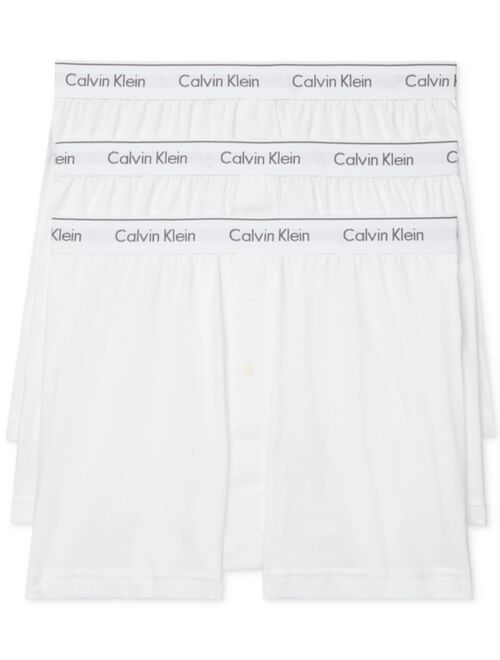 Calvin Klein Men's 3-Pack Cotton Classics Knit Boxers