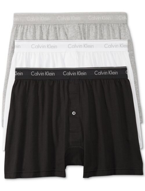 Calvin Klein Men's 3-Pack Cotton Classics Knit Boxers