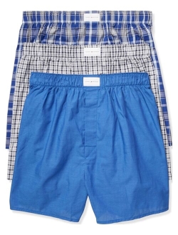 Men's 3-Pk. Classic Printed Cotton Poplin Boxers