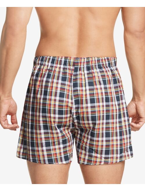 Tommy Hilfiger Men's 3-Pk. Classic Printed Cotton Poplin Boxers