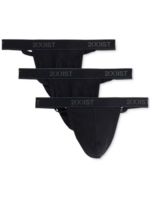 2(x)ist Men's 3-Pk. Cotton Essential Y-Back Thongs