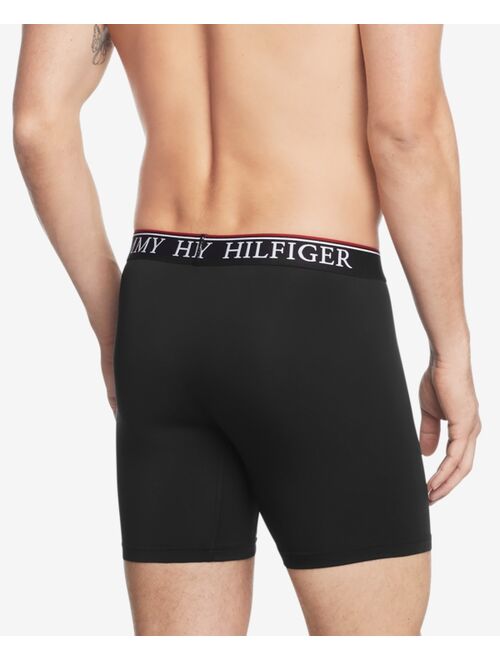 Tommy Hilfiger Men's 3-Pk. Cool Moisture-Wicking 4-Way Stretch Boxer Briefs