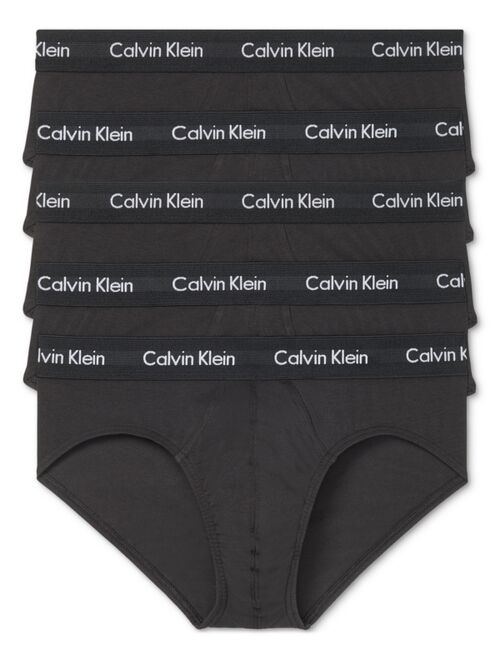 Calvin Klein Men's Cotton Stretch Hip Briefs 5-Pack