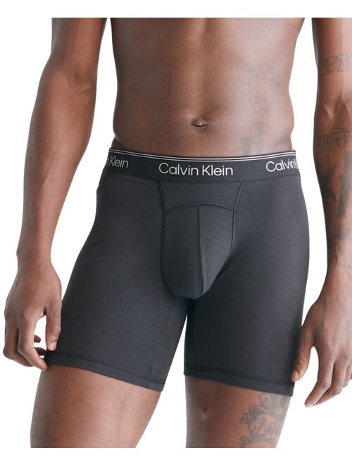 Calvin Klein Men's Athletic Active 4-Way Stretch Boxer Briefs