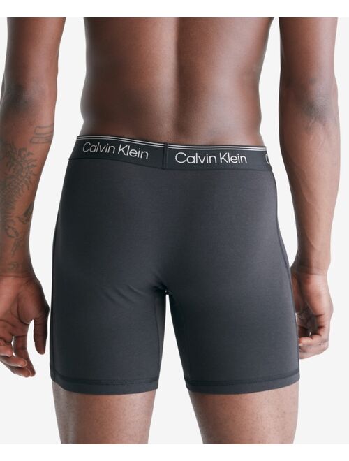 Calvin Klein Men's Athletic Active 4-Way Stretch Boxer Briefs