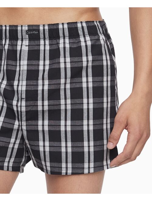 Calvin Klein Men's 3-Pack Woven Boxers