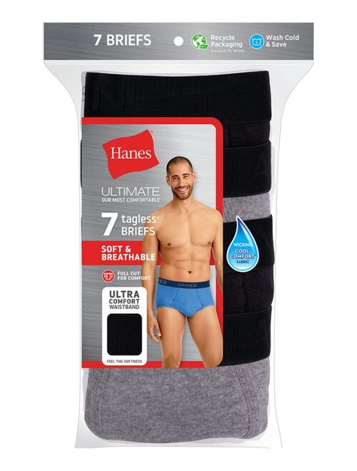 Hanes Men's Ultimate 7pk. Full-Cut Briefs