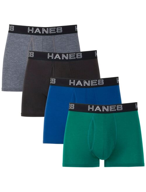 Hanes Men's 4-Pk. Ultimate ComfortFlex Fit Total Support Pouch Trunks