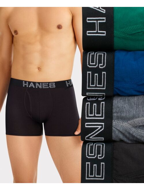 Hanes Men's 4-Pk. Ultimate ComfortFlex Fit Total Support Pouch Trunks