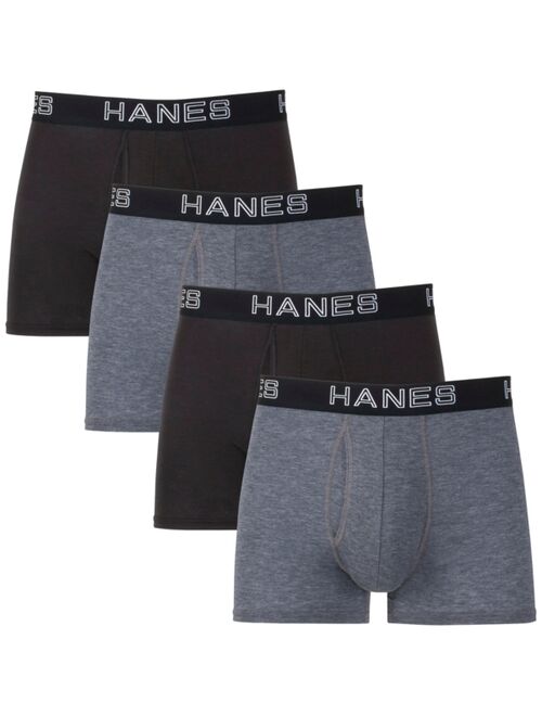 Hanes Men's 4-Pk. Ultimate ComfortFlex Fit Total Support Pouch Trunks