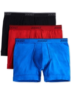 2(x)ist Men's Cotton Stretch Boxer Briefs 3-Pack