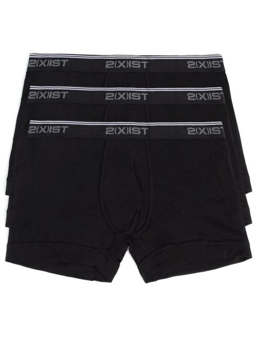 2(x)ist Men's Cotton Stretch Boxer Briefs 3-Pack