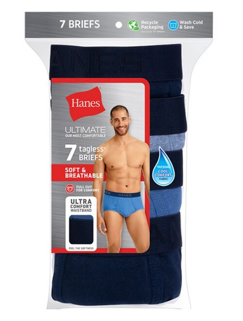 Hanes Men's Ultimate 7pk. Full-Cut Briefs