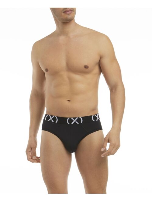 2(x)ist Men's Micro Sport No Show Performance Ready Brief, Pack of 3