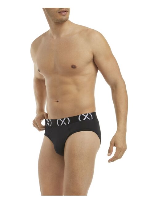 2(x)ist Men's Micro Sport No Show Performance Ready Brief, Pack of 3