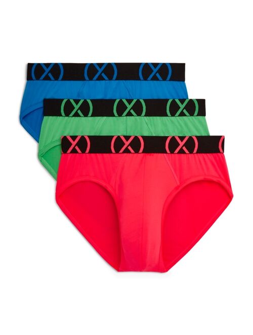 2(x)ist Men's Micro Sport No Show Performance Ready Brief, Pack of 3