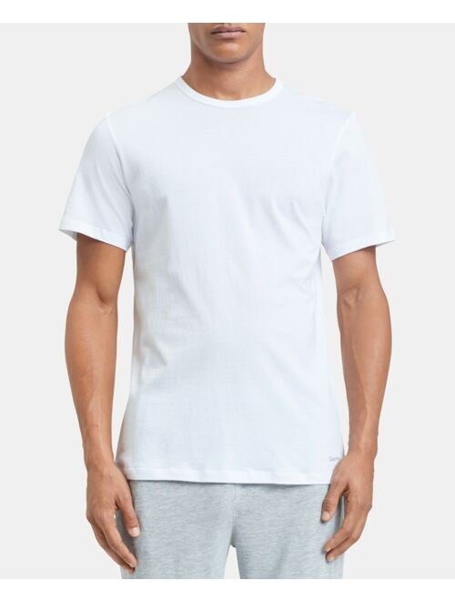 Calvin Klein Men's 5-Pk. Cotton Classics Crew Neck Slim Fit Undershirts