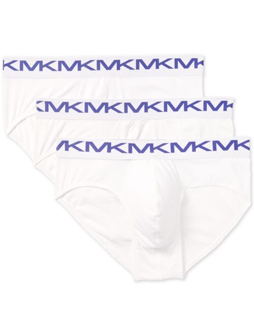 Michael Kors Men's 3-Pk. Stretch Factor Low-Rise Briefs