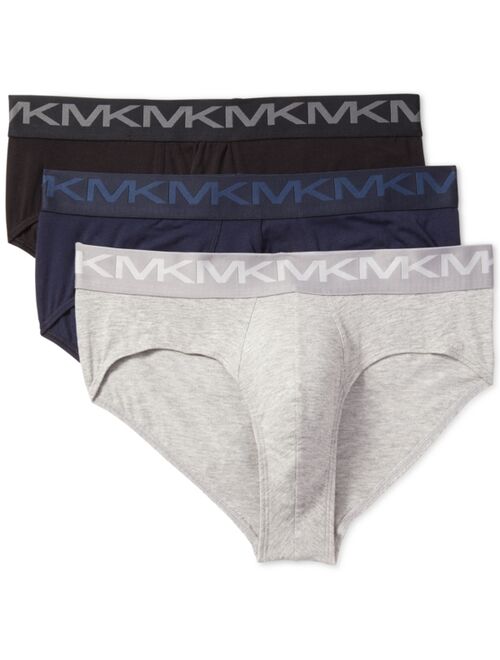 Michael Kors Men's 3-Pk. Stretch Factor Low-Rise Briefs