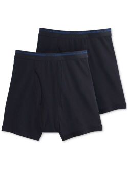 Men's Big & Tall 2-Pk. Lightweight Cotton Boxer Briefs