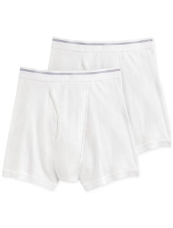 Men's Big & Tall 2-Pk. Lightweight Cotton Boxer Briefs