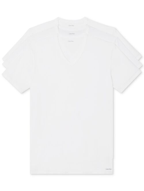 Calvin Klein Men's 3-Pack Cotton Stretch V-Neck T-Shirts