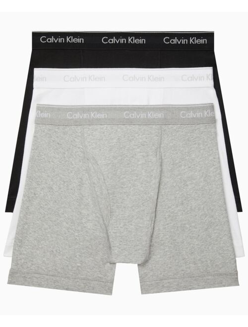 Calvin Klein Men's Big & Tall Cotton Classics 3 Pack Boxer Brief