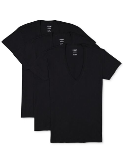 2(x)ist Men's Slim-Fit Deep V-Neck 3 Pack Undershirt