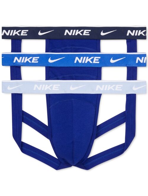 Nike Men's 3-Pk. Dri-FIT Essential Cotton Stretch Jock Strap