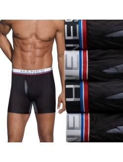 Sport 4-Pack X-Temp Total Support Pouch Boxer Briefs