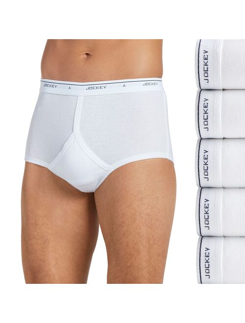 Men's Jockey 4-pack + 1 Bonus Classic StayNew Full Rise Briefs