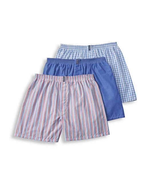 Men's Jockey 3-pack Classic Full-Cut Woven Boxers