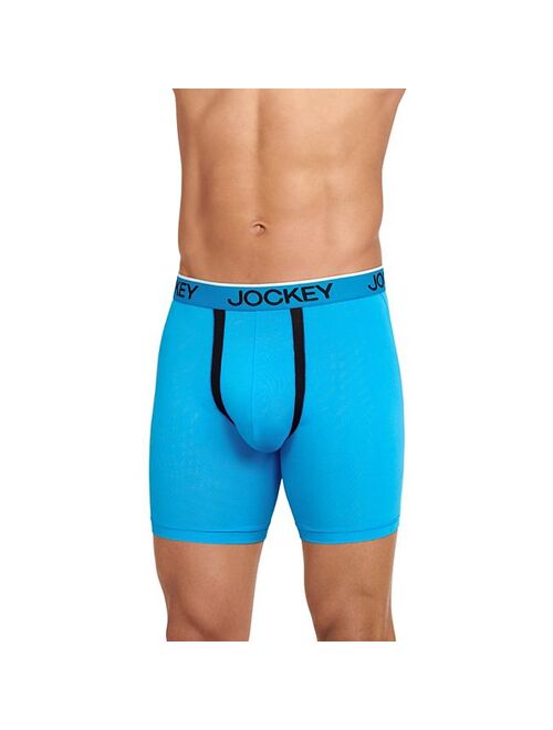 Men's Jockey 3-Pack Chafe Proof Pouch Microfiber 5" Boxer Briefs