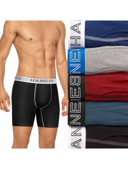 Men's Hanes Ultimate 5-Pack Stretch Boxer Brief