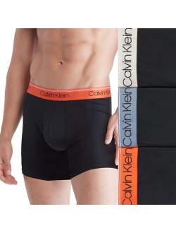 3-Pack Microfiber Stretch Boxer Briefs