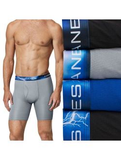 Ultimate 4-pack X-Temp Air Mesh Longer-Leg Boxer Briefs