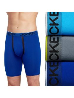 AND1 Men's High Performance Compression Boxer Briefs Active Underwear (6  Pack)